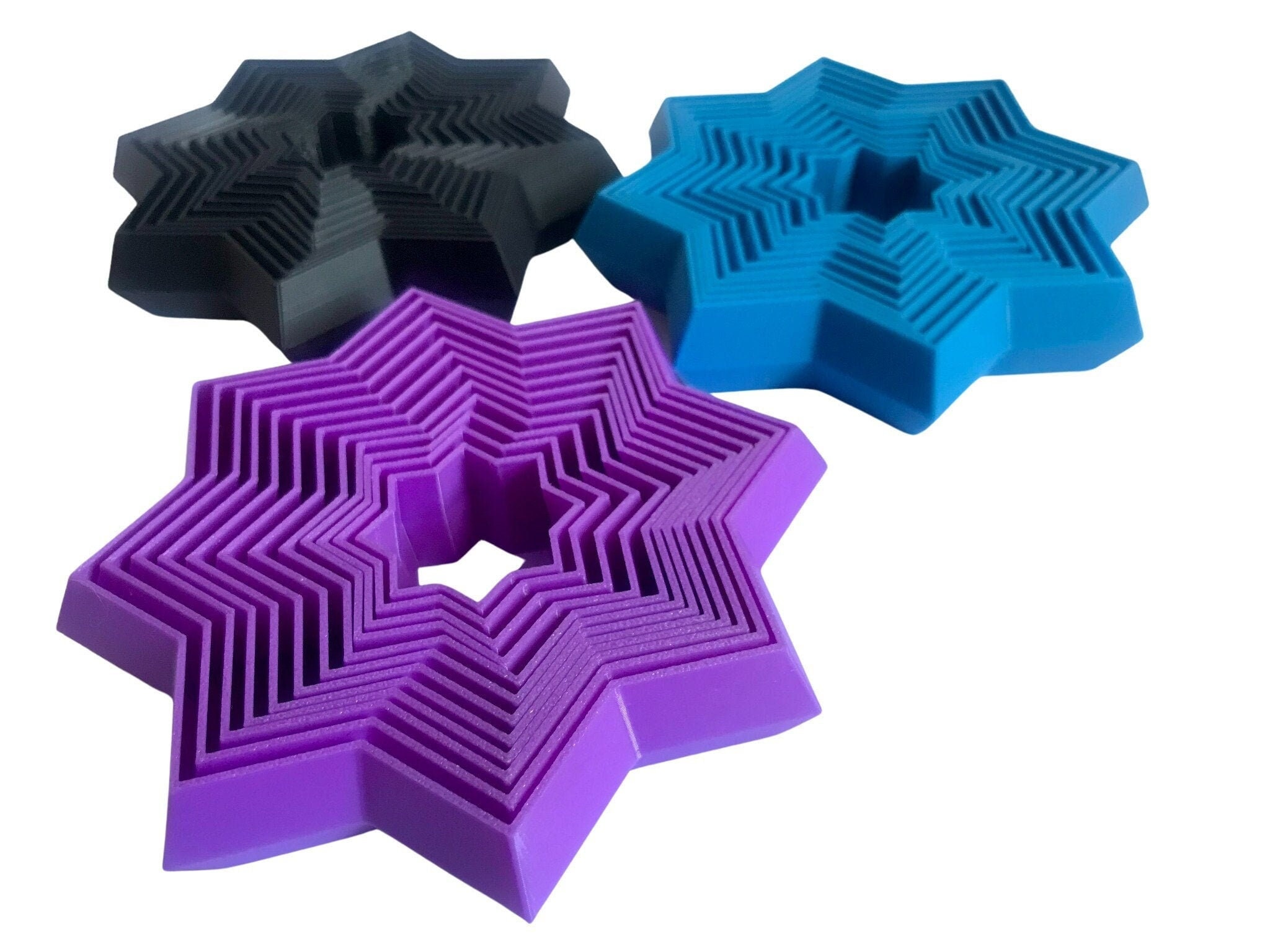 3D Printed Fidget Star: Sensory Desk Toy, Stress Relief
