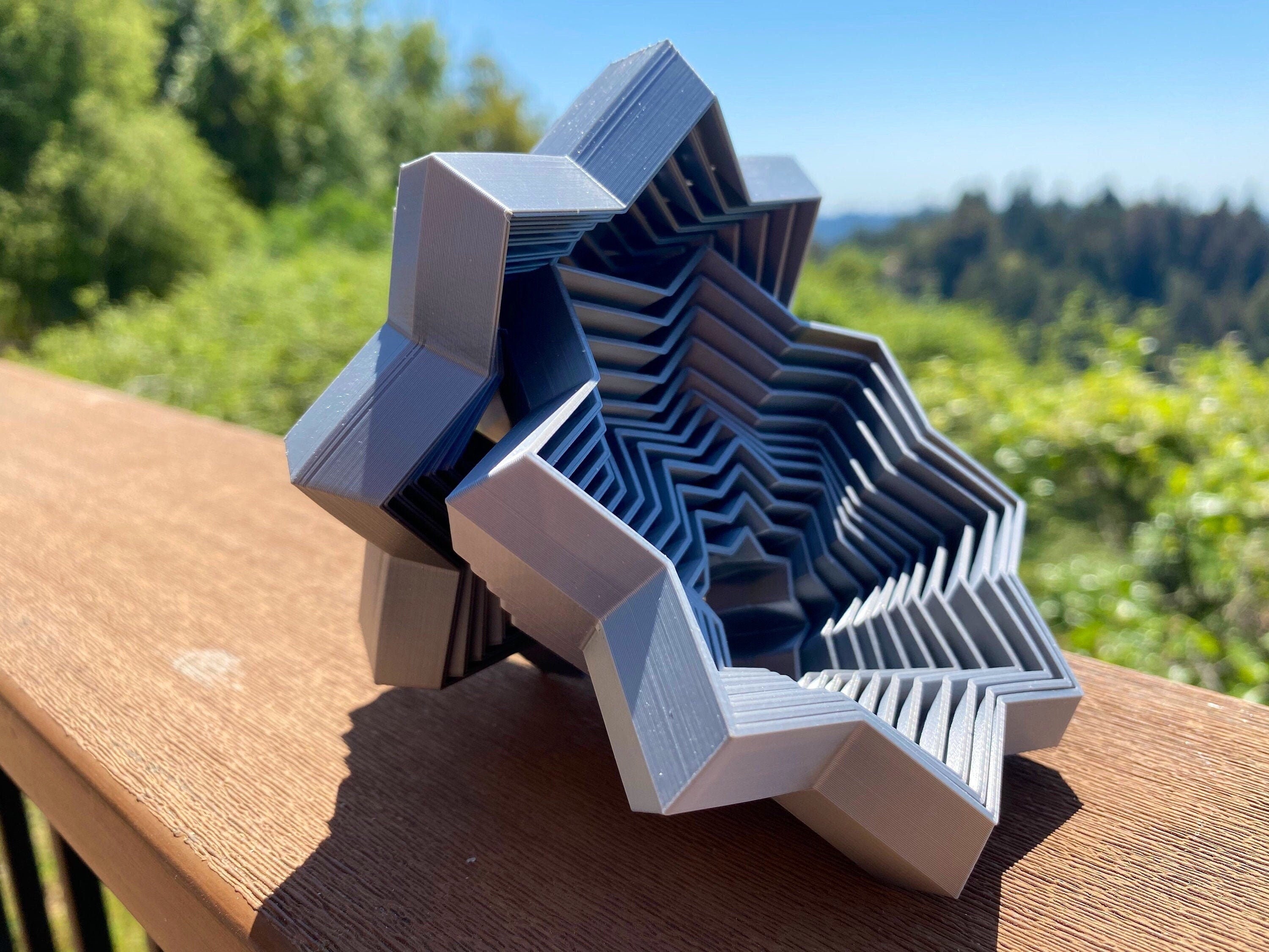 3D Printed Fidget Star: Sensory Desk Toy, Stress Relief
