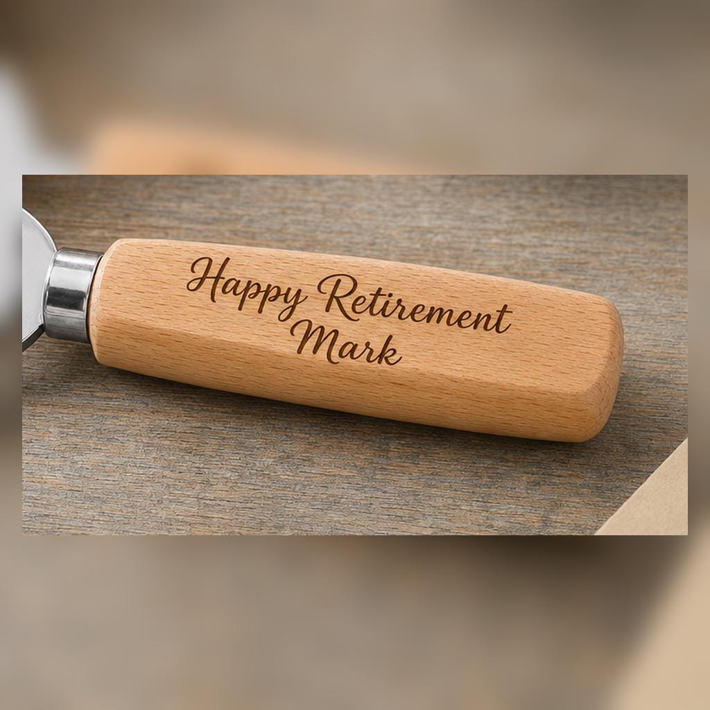Personalised Wooden Bottle Opener Retirement Gift, Leaving Gift for Him