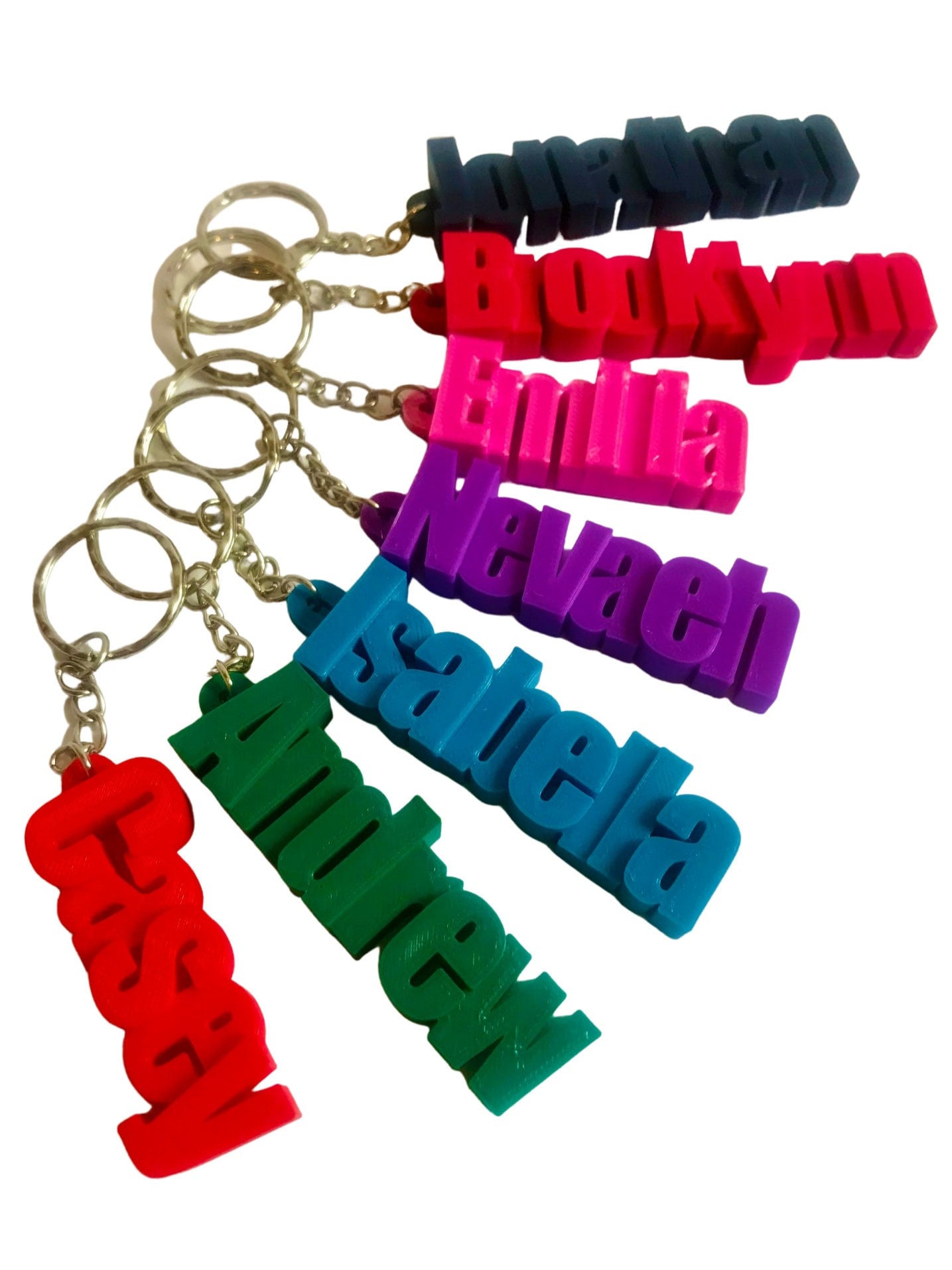 Personalised keyrings
